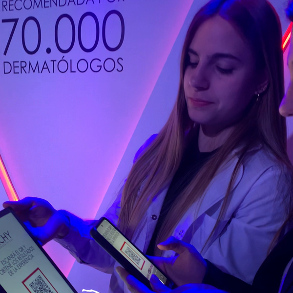 Vichy Laboratoires Experiencia Interactiva Filtro Liftactiv en Evento